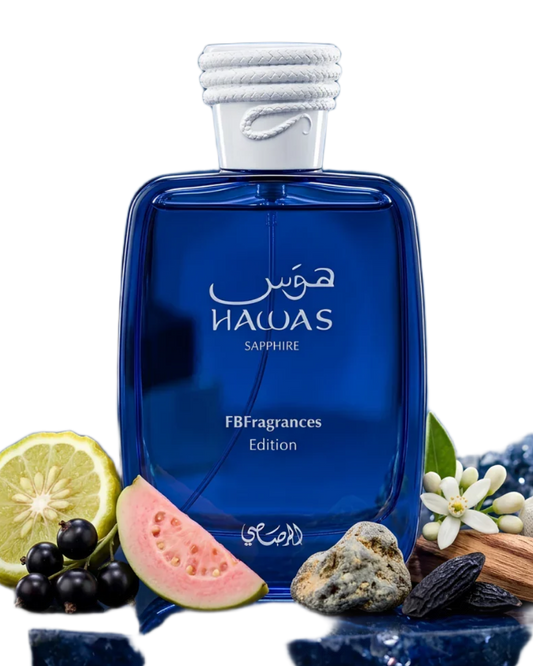 Sample of Rasasi Hawas Sapphire FB Fragrances Edition